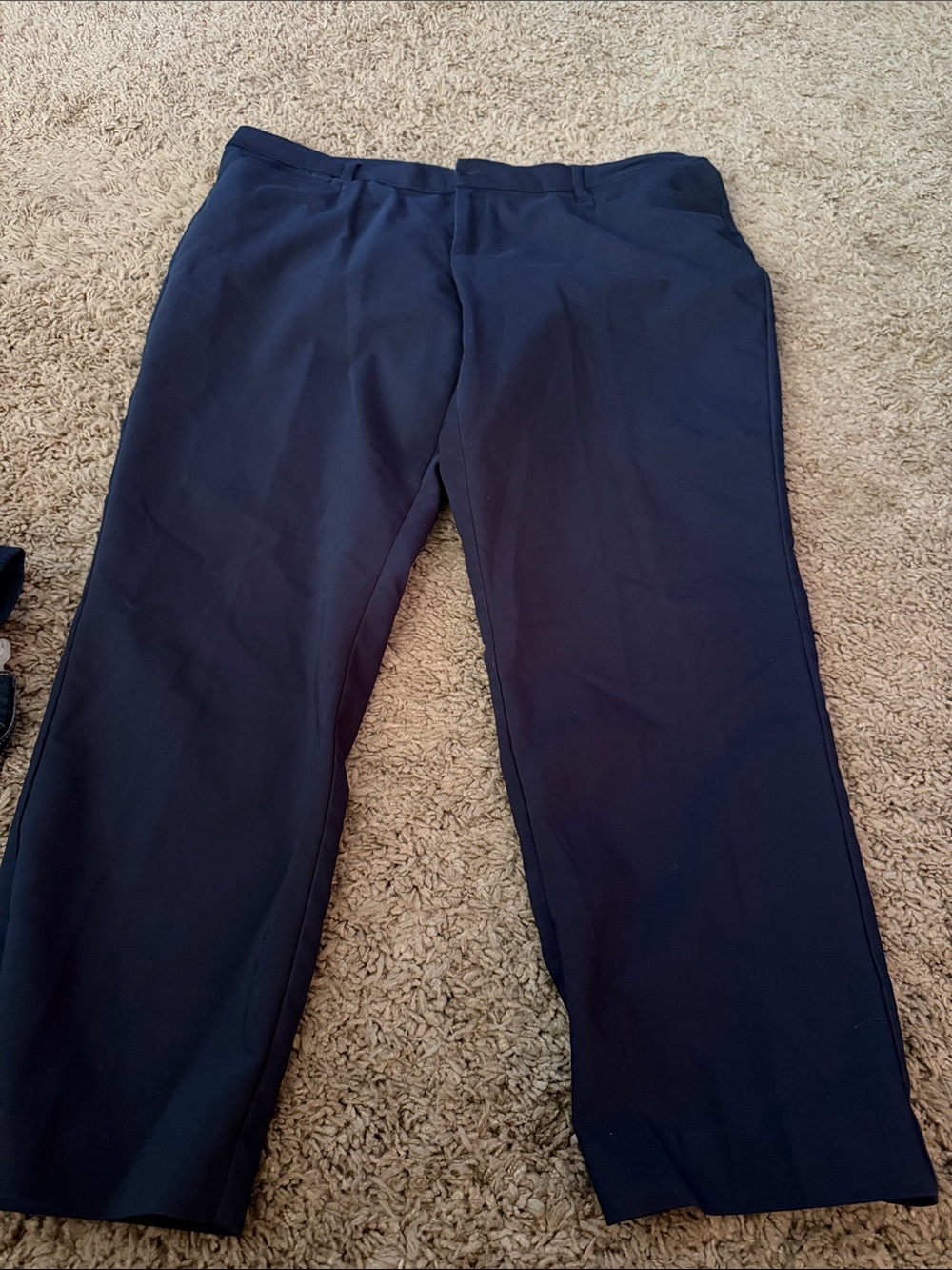 Women’s Navy Dress Pants - Modern Straight Pants